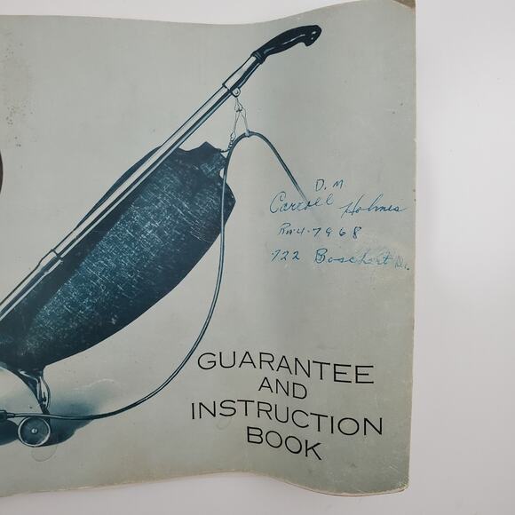 Vtg KIRBY Model 561 Vaccum Cleaner INSTRUCTION BOOK Owners MANUAL - Picture 3 of 14